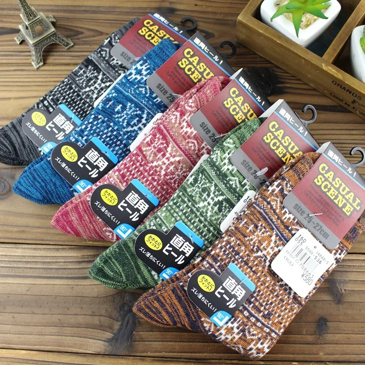 10 Пар/лот Завод мужчины носки прямая взрыв зимой грубой иглы народном стиле
