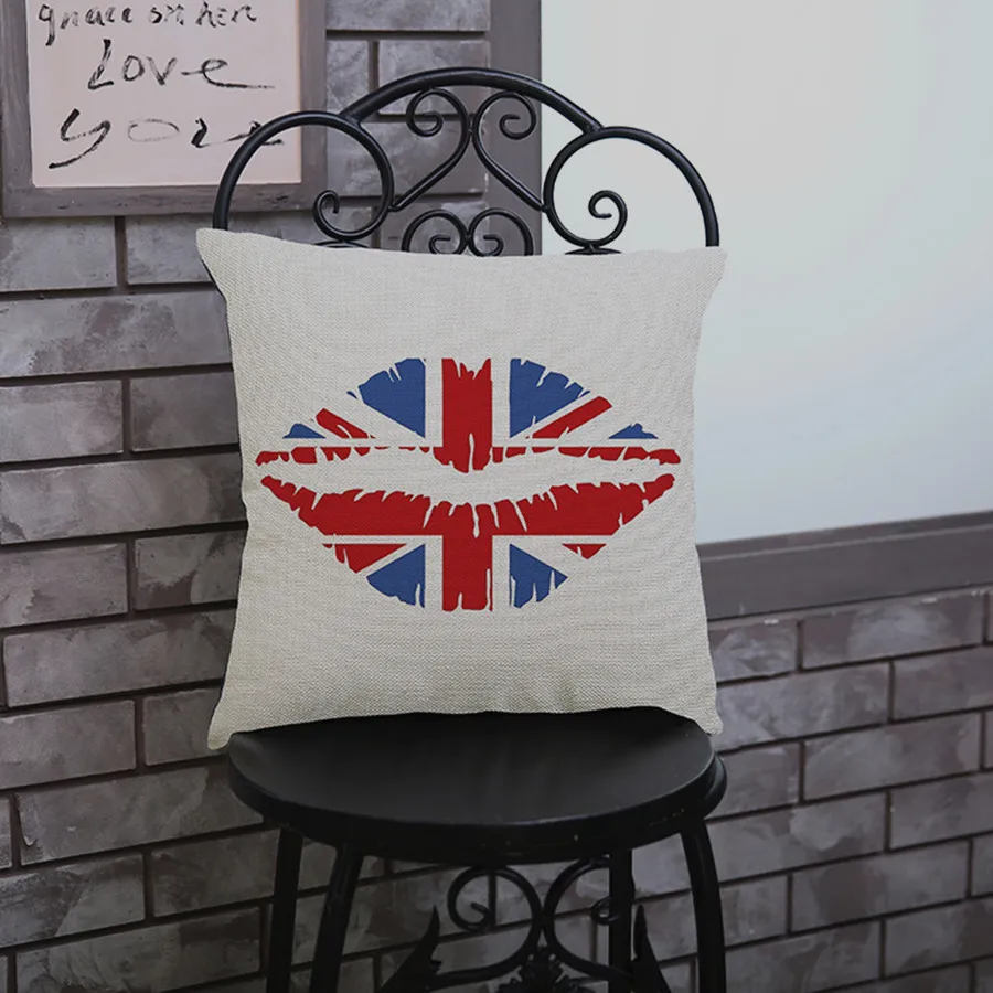 Наволочка с флагом Великобритании наволочка для дивана спальни подушка из