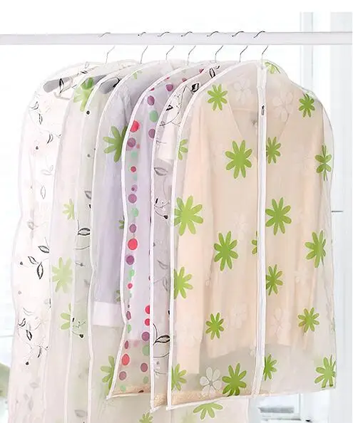 

3pcs waterproof suit bag clothes cover dress cover garment bag Suit Cover Dustproof Bags dust cover Storage Bag Organizer
