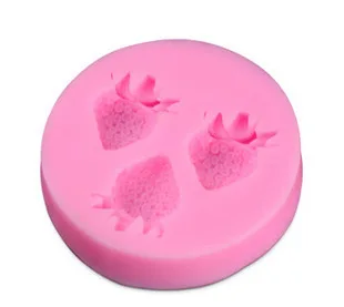 Силиконовая форма для мыла ручной работы в форме клубники шоколадные конфеты