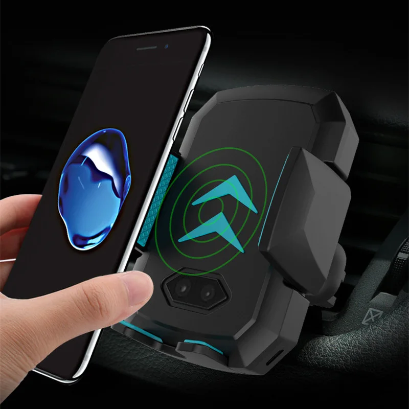 Qi автомобильное беспроводное зарядное устройство для iPhone XS Max XR X Samsung S9