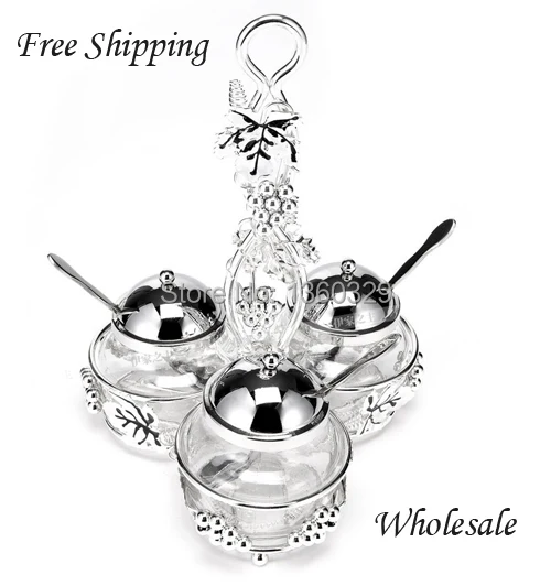 Европейские инструменты для готовки 3 набора крует Солонка и перечница с