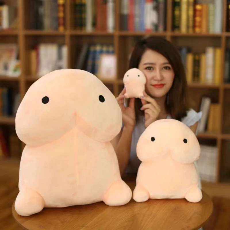 Candice plush toy stuffed doll funny penis model tricky adult male genital pendant organs pillow cushion girl birthday gift 1pc | Игрушки и