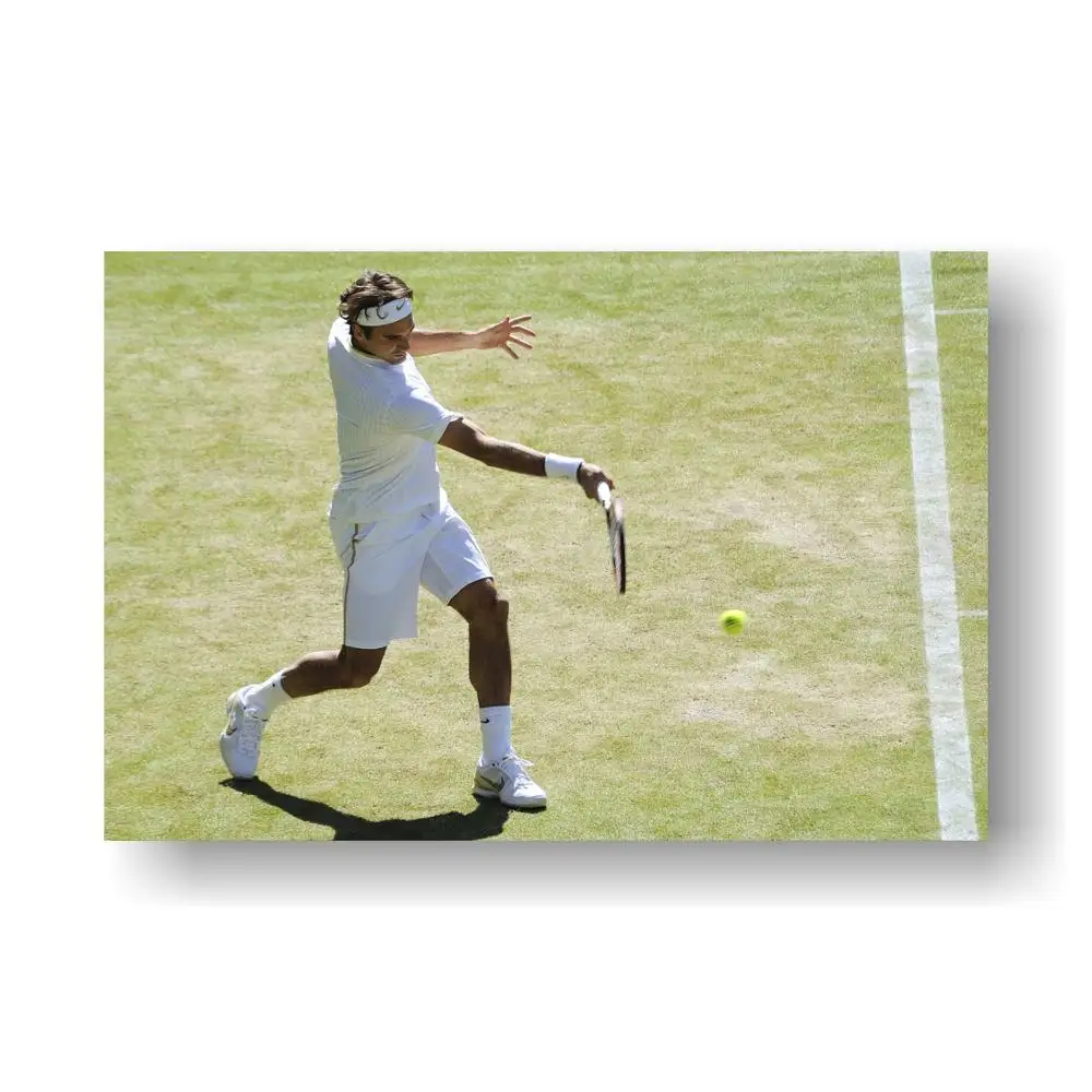 Roger Federer Постер фото ограниченная печать знаменитостей теннисистов Чемпион