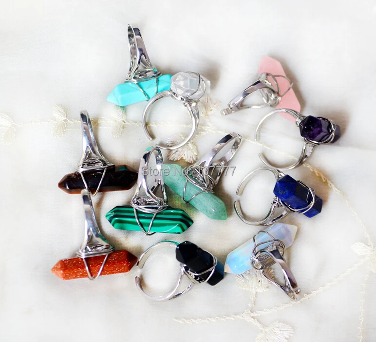 5 шт./Лот Природный Фиолетовый кварц Друза Кристалл драпировки на палец свобода