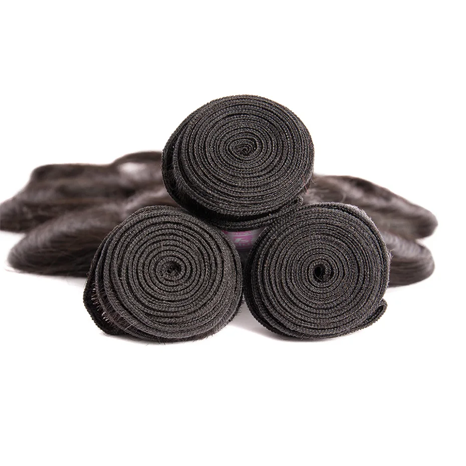 Ms lula бразильские объемные волнистые 3 пучка с фронтальным закрытием шнурка 5x5