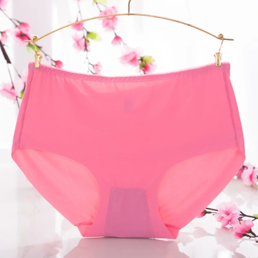 

Free shipping 5pcs/lot Women's Panties hollow out ladies seamless underwear silk woman comfortable Reticulation cloth briefs