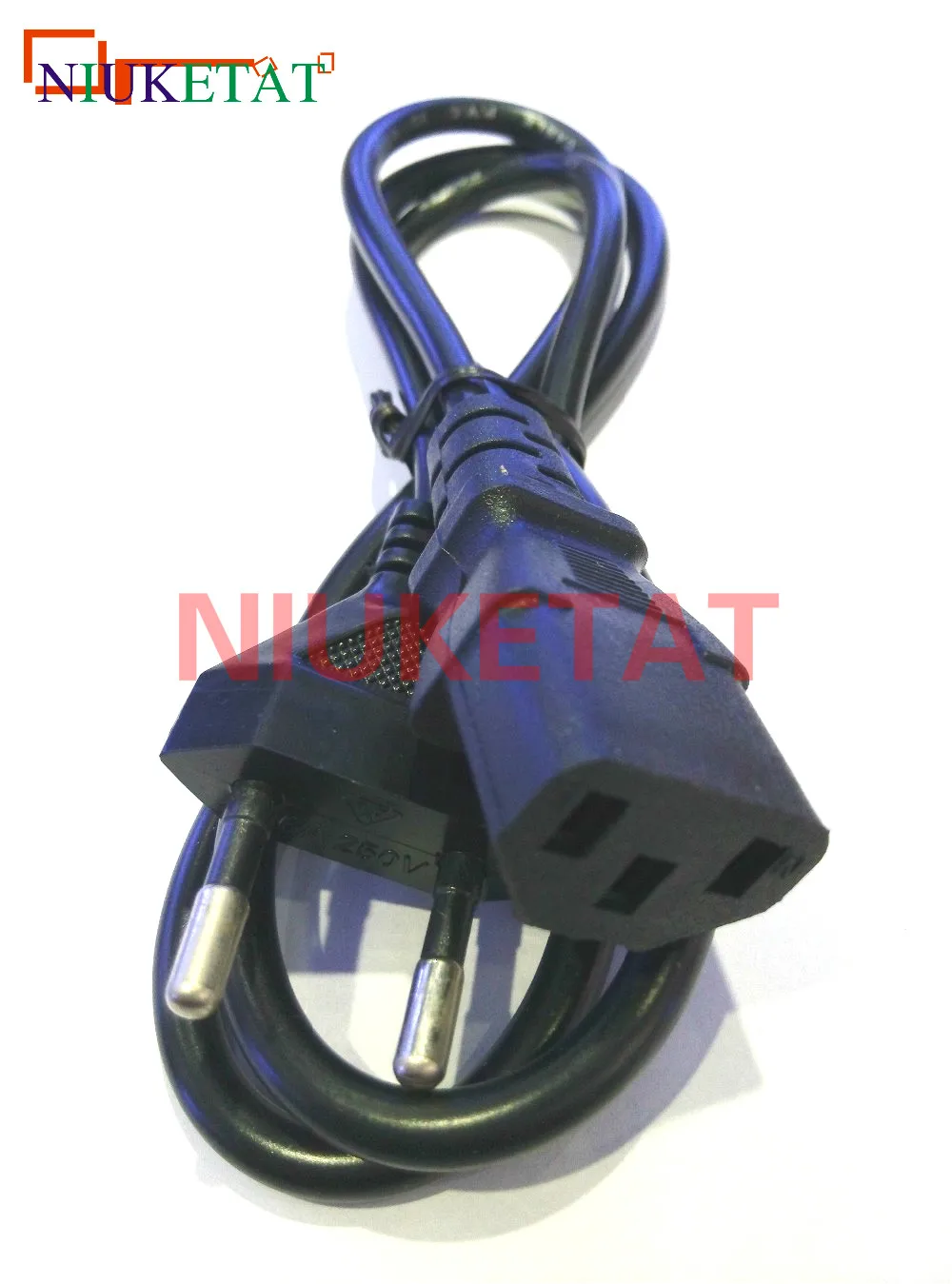 1 шт. шнур питания переменного тока с европейской вилкой кабель м 100 см 3 контакта