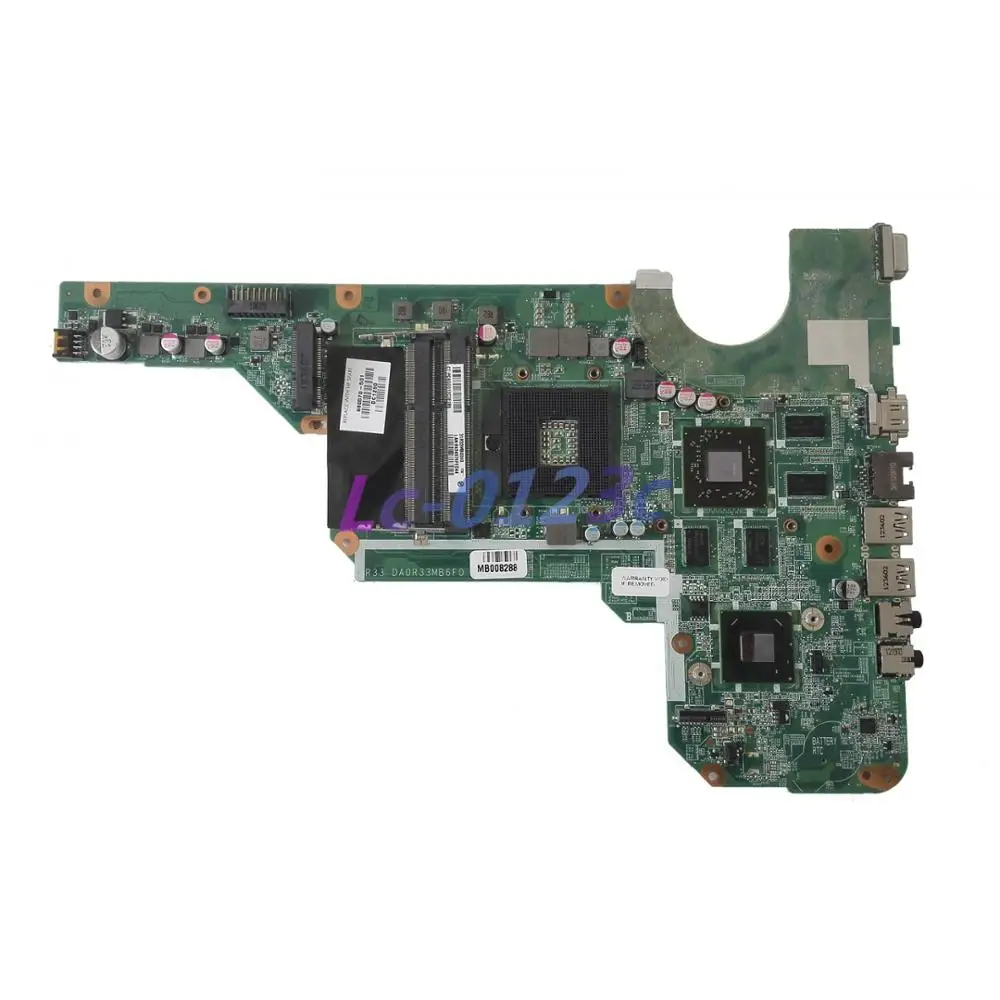 Fulcol для hp павильон G4 2000 G6 G7 Материнская плата ноутбука DA0R33MB6F1 HD 7670 M 2G 680570 001 501