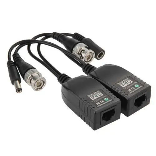 2 пассивных передачи данных PVD Balun трансиверы UTP RJ45 для камеры