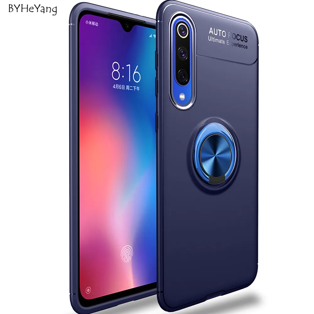 Чехол для XiaoMi Mi 9 чехол Mi9 автомобильный держатель мягкий силиконовый с магнитным