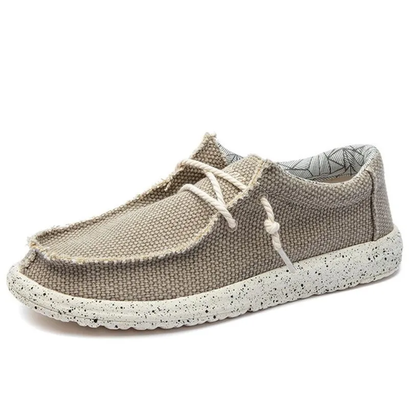 2019 New Summer Autumn Men's shoes Comfortable Casual Shoes Mens Canvas For Men Brand Fashion Flat Loafers Shoe Size 39-48 | Обувь