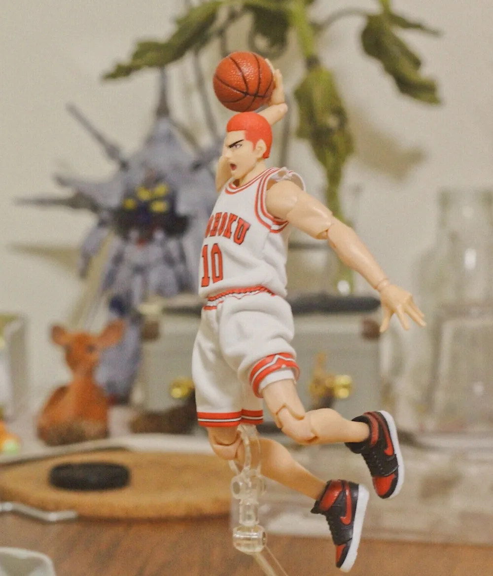 Dasin GT Модель 6 дюймов фигурка аниме Slam Dunk Shohoku Hanamichi Sakuragi белая ткань ND028 | Игрушки и