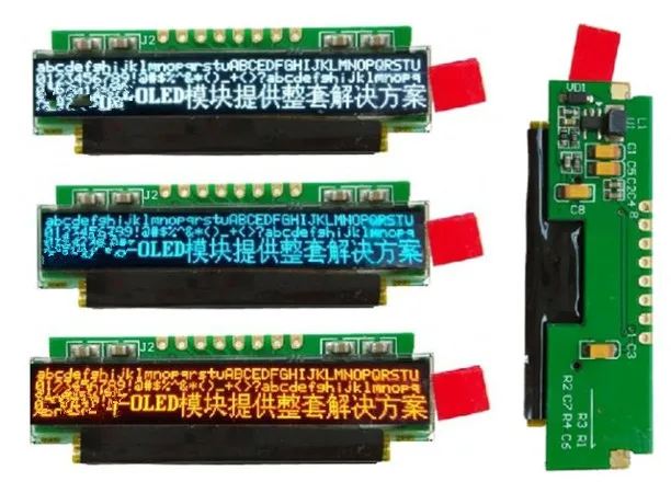 Модуль OLED экрана 1 82 дюйма 8P SPI белый/синий/красный SSD1326 Drive IC 256*32|screen module|oled screenoled