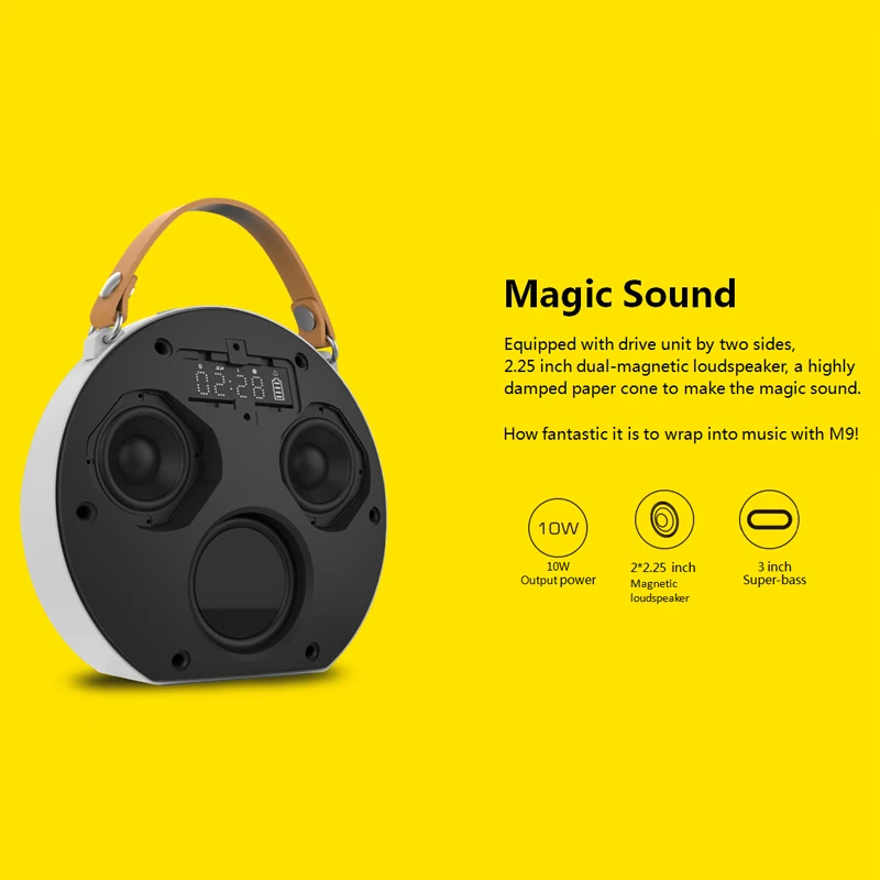 Mifa M9 Портативный Беспроводной Bluetooth Колонки с Запасные Аккумуляторы для
