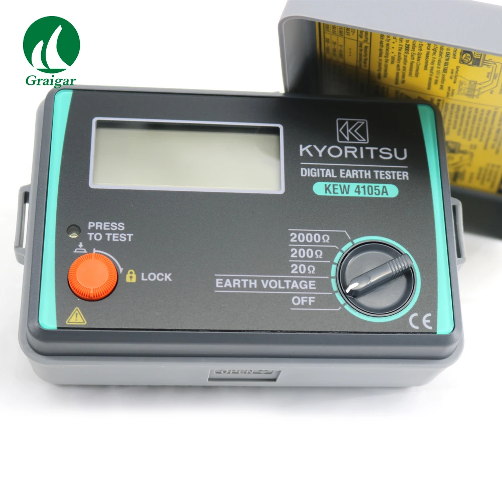 KYORITSU 4105A H цифровой дисплей измеритель сопротивления земли измерение напряжения