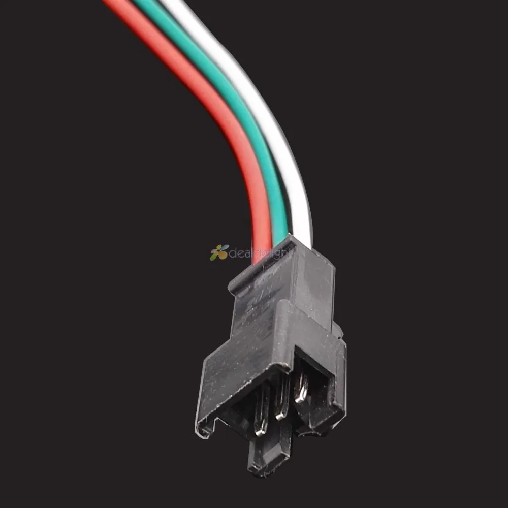 10 Pair 3pin JST Connector Male &amp Female Cable Wire for WS2811 WS2812B RGB LED Strip Free shipping | Обустройство дома