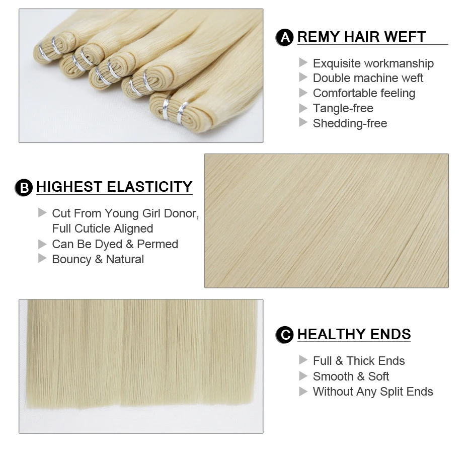 Сказочные волосы remy 18 дюймов 100 г/шт. двойные нарисованные натуральные человеческие волосы Weft изюминка пепел блонд прямые пучки волос для наращивания