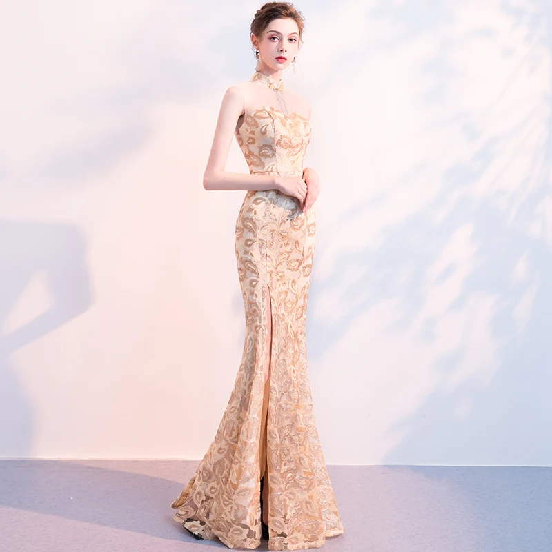 Винтажные вечерние платья 2019 с боковыми халат De Soiree высокое средства ухода за