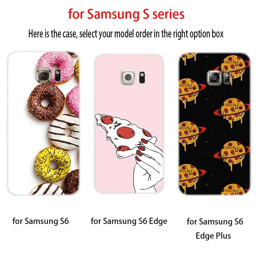 Мягкий силиконовый чехол для Samsung S30 S20 S11 S10 S9 S8 Plus lite 11e 10e Uitra S7Edge фри пончики пицца |