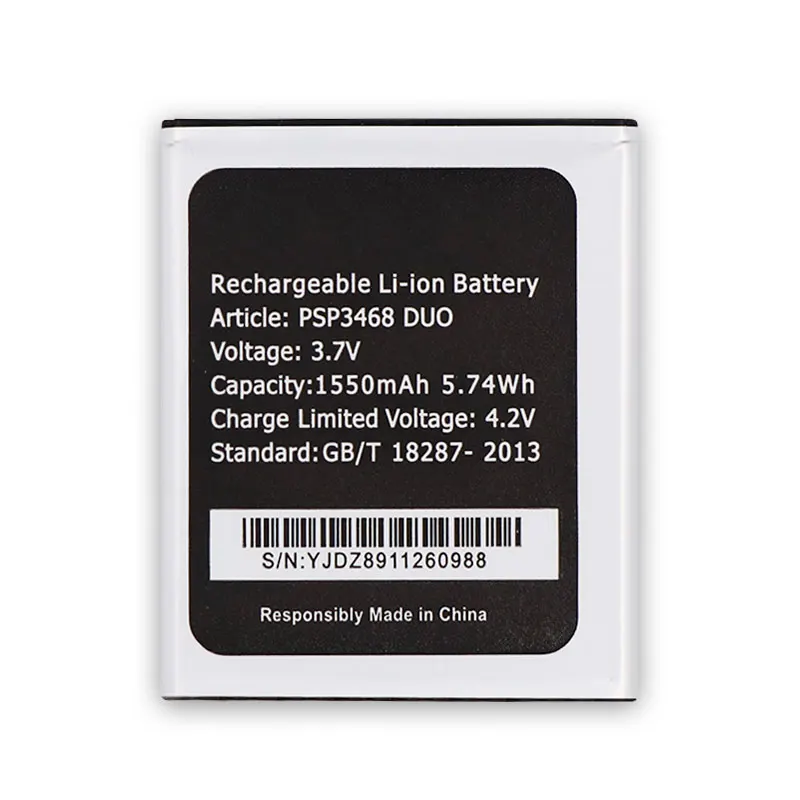 Высококачественные сменные батареи JRZ1550mAh 3 7 V для Prestigio Wize N3 PSP3468 DUO аккумулятор