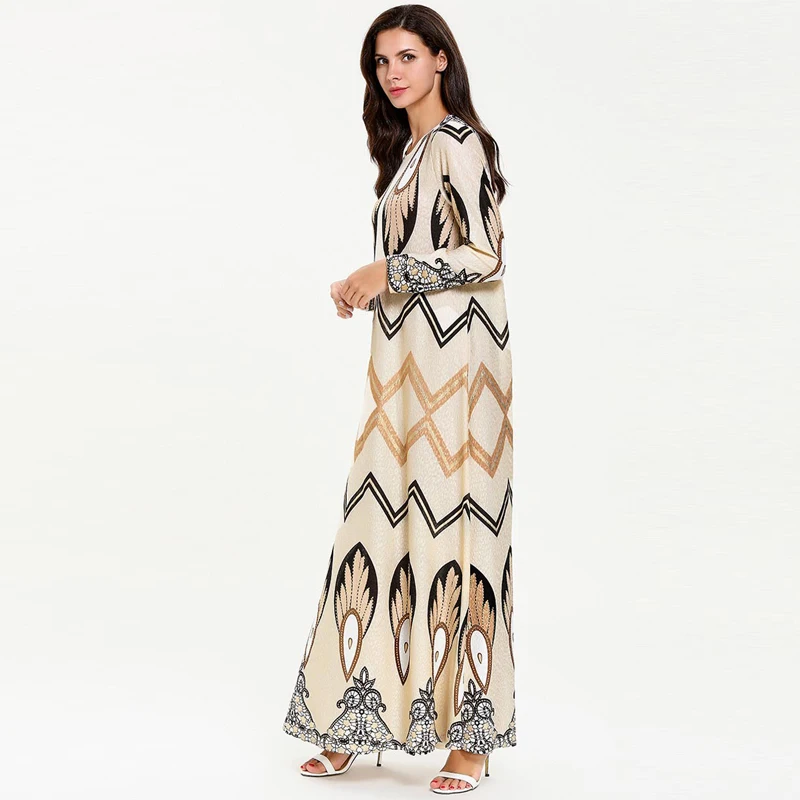 Vestidos кафтан абайя Marocain Дубай исламский арабский мусульманский хиджаб платье для