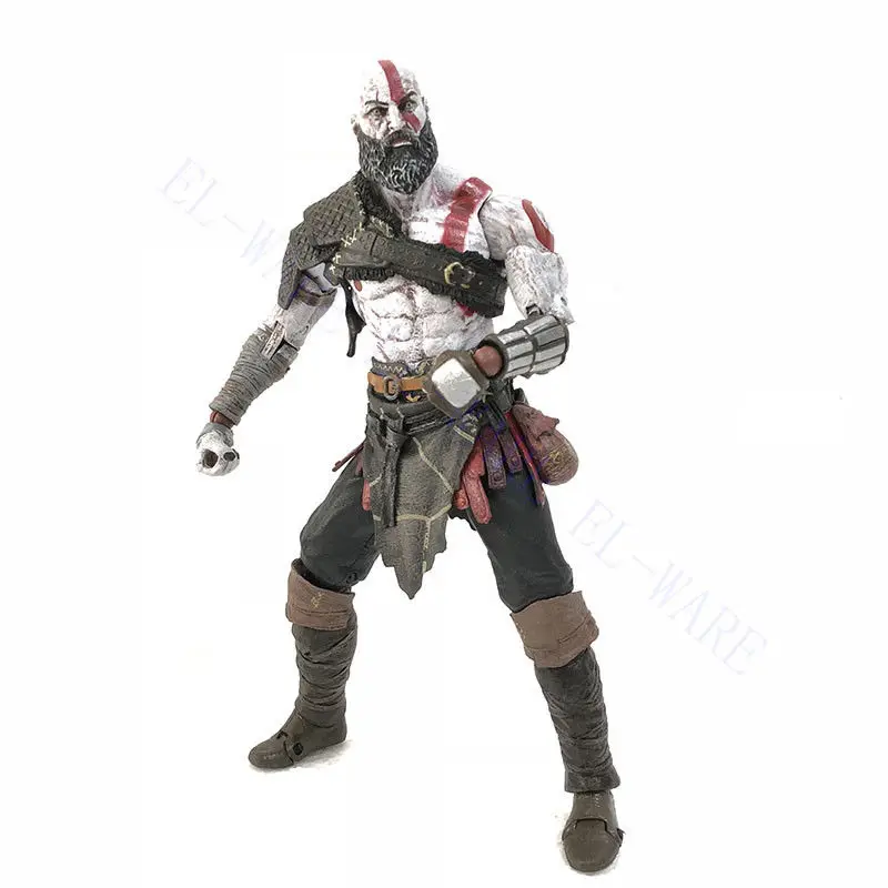 7 дюймов NECA Оригинал 2018 God of War 4 Ultimate Kratos &quotПВХ фигурка игрушка Съемная Модель