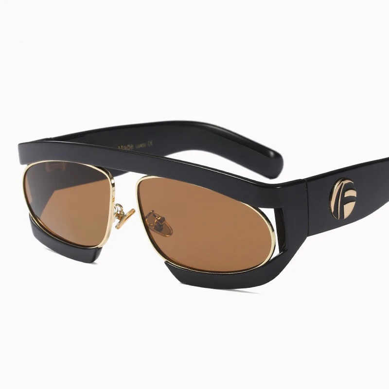 Новинка 2018 женские модные солнцезащитные очки в полуоправе роскошные элегантные