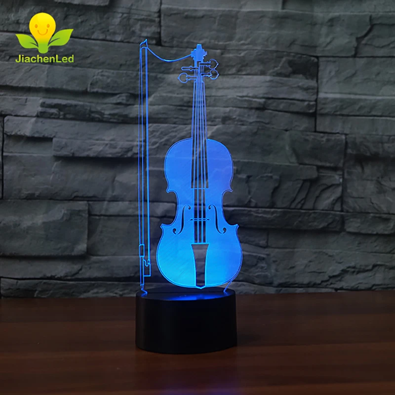 3D 7 цветных светодиодных ламп для дома | Лампы и освещение