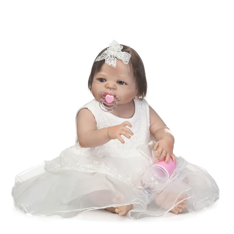 Силиконовые куклы NPK для новорожденных 22 дюйма 55 см | Игрушки и хобби