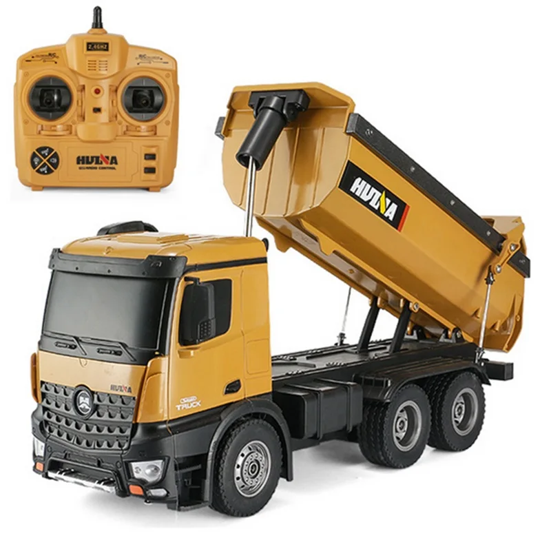 Huina 573 RTR 2 4 ГГц 10 каналов 1:14 пульт дистанционного управления RC грузовик