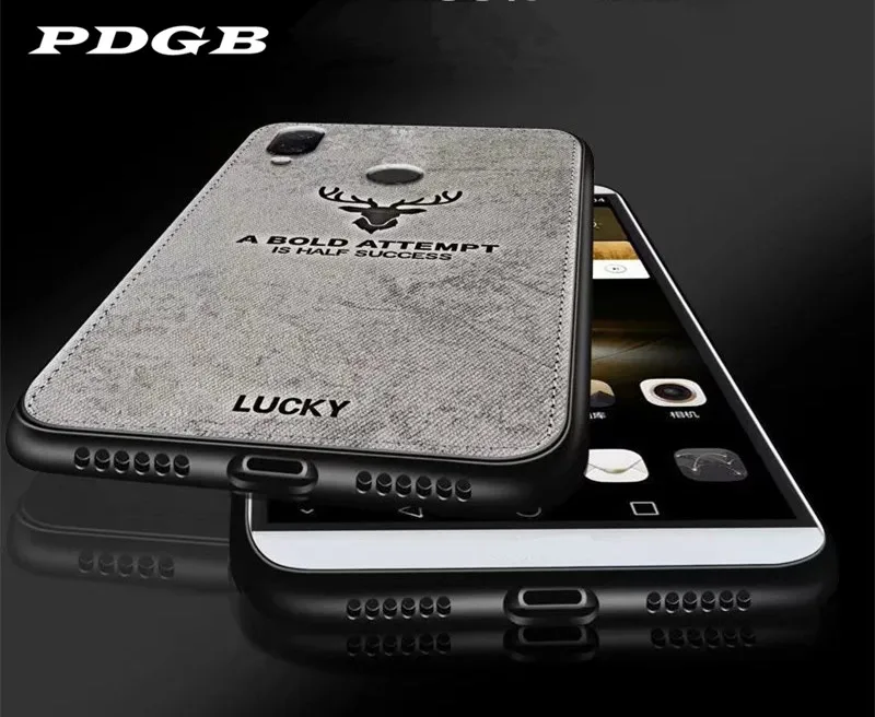 PDGB прочный Чехол из ТПУ для huawei Honor 8X Max 8A 8C 6X 7X Play mate 10 Lite 20 X Pro Nova 3 4 чехол из ткани с рисунком оленя