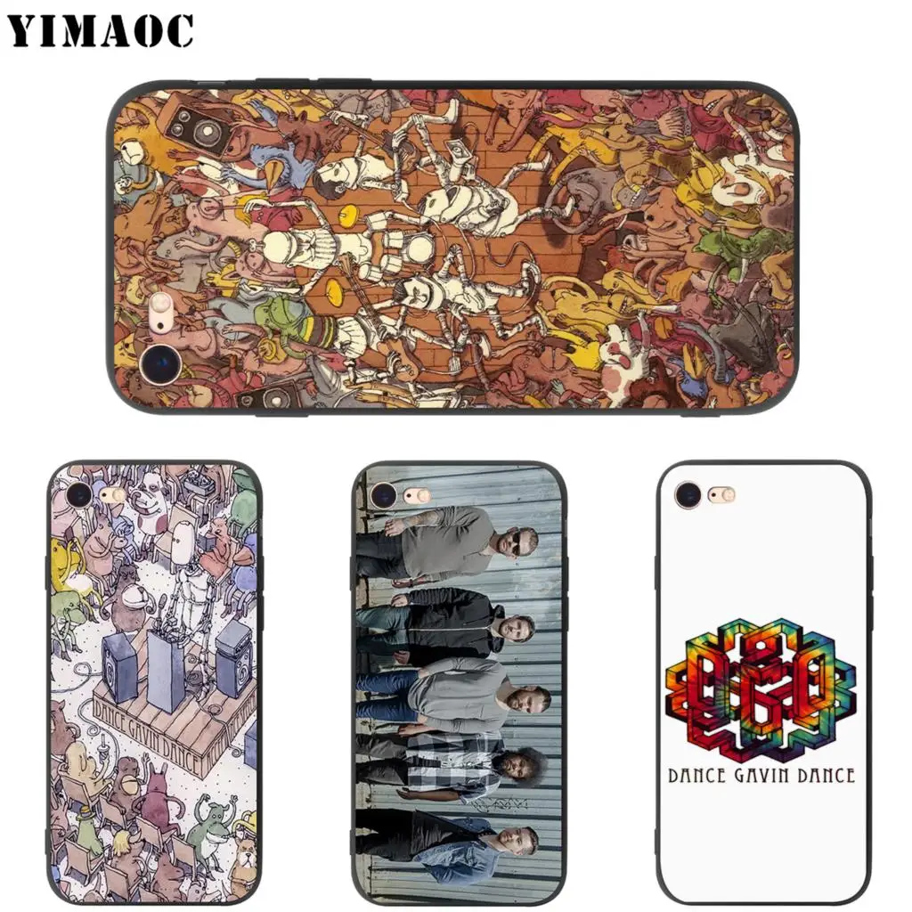 YIMAOC Dance Gavin Dance Soft Case Compatible with Apple iPhone SE 2020 5 5s 6 6s 7 8 Plus XR X Xs 11 12 Pro Max 12 Mini image 5
