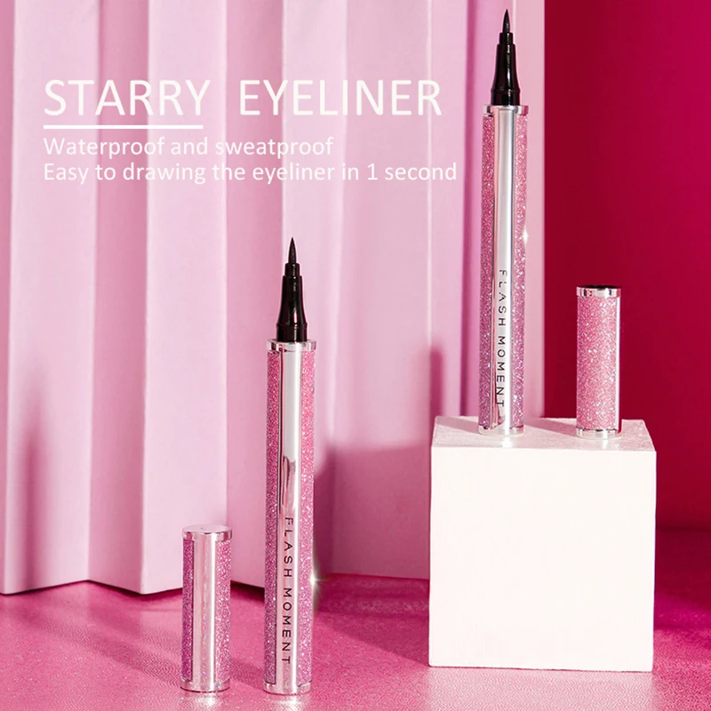 1 шт. черная Звездная подводка для глаз долговечная легкая карандаш Водостойкая
