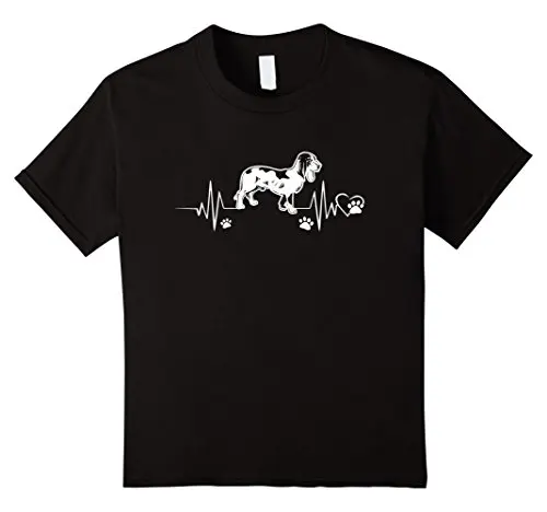 

Heartbeat Basset Hound Dog T-Shirt, Heartbeat Paw Dogs Shirt Short Sleeve Discount 100 % Cotton T Shirts Brand Style