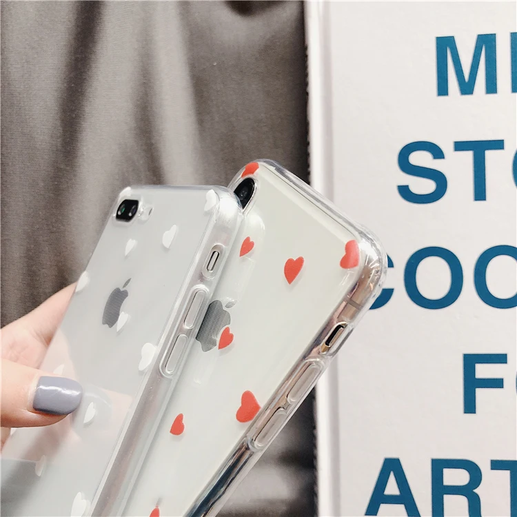 Чехол с узором любовь для iPhone X XS чехол для iPhone X XS 6 6s 7 7plus 8 8 plus мягкий силиконовый прозрачный чехол для телефона,чехол на айфон 7,чехол на айфон 8