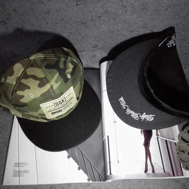 Мужские камуфляжные бейсболки DGK повседневные в стиле хип хоп Snapback шляпы
