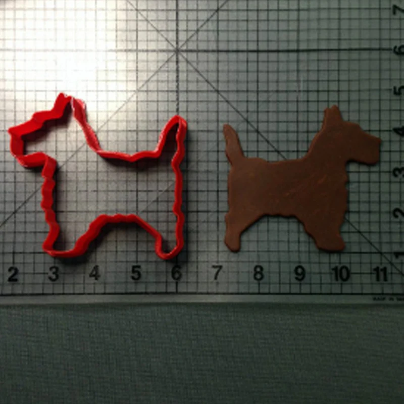 LUC милые различные виды собак резак для печенья набор помадной формы на заказ 3d