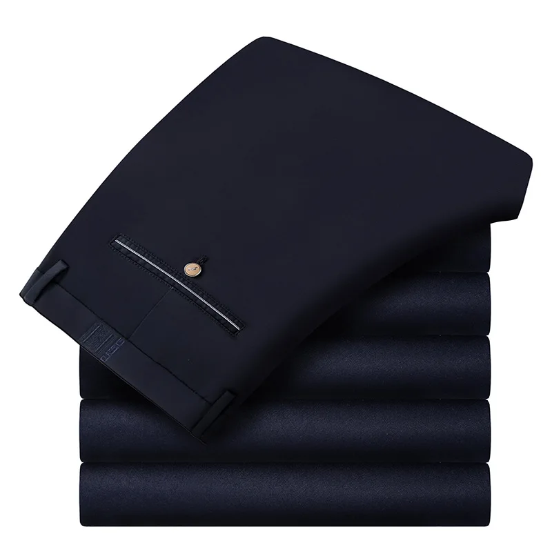 Новые весенне осенние повседневные мужские хлопковые брюки со средней талией