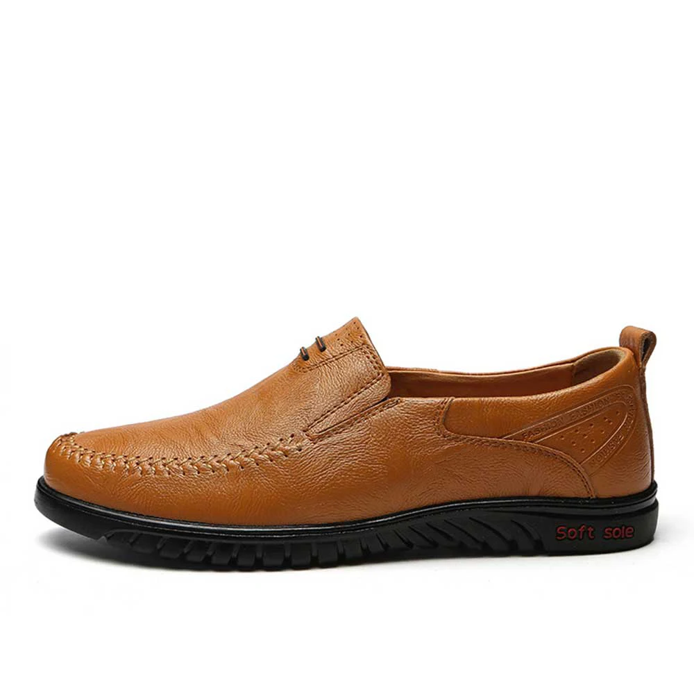 Men Casual Shoes Leather Slip-on Breather brand Designer High Quality Comfortable Summer Sapato Masculino | Обувь