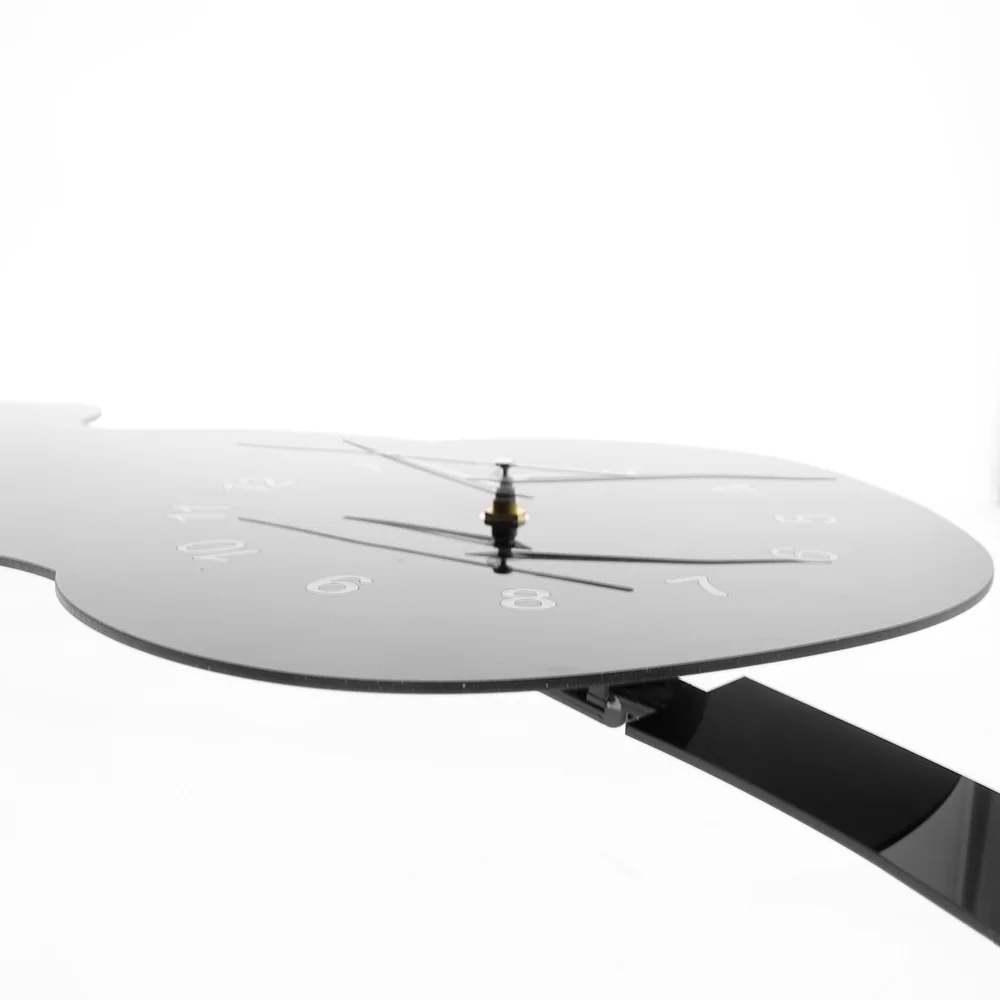 Черный кот маятник настенные часы современный дизайн кошка качающийся хвост Kitty настенные часы детские настенные часы декор для детской комнаты