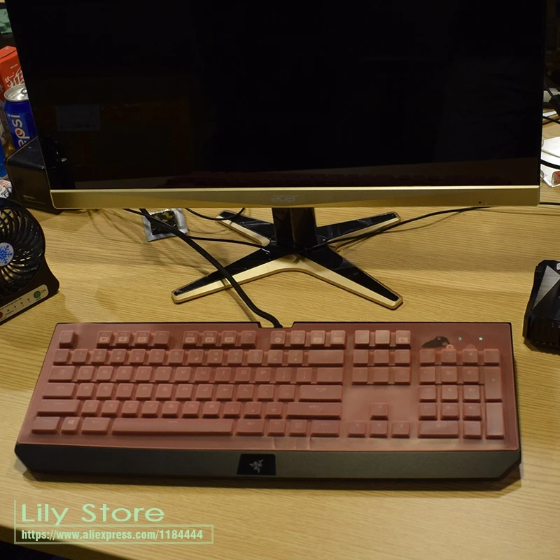 orange Для razer Blackwidow Ultimate Stealth механический водонепроницаемый и пылезащитный прозрачный защитный чехол для клавиатуры - Цвет: orange