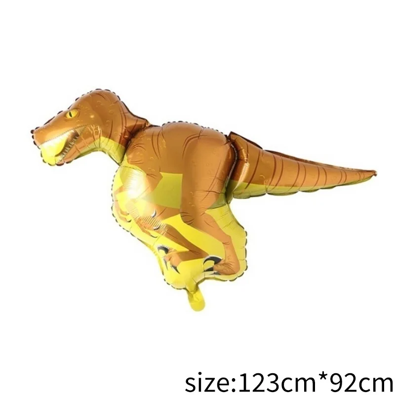 Dinosaur 3 1 шт. гигантский динозавр фольгированный Шар Детские воздушные шарики в виде животных Динозавр день рождения для детей мир Юрского периода украшения шар - Цвет: Dinosaur 3