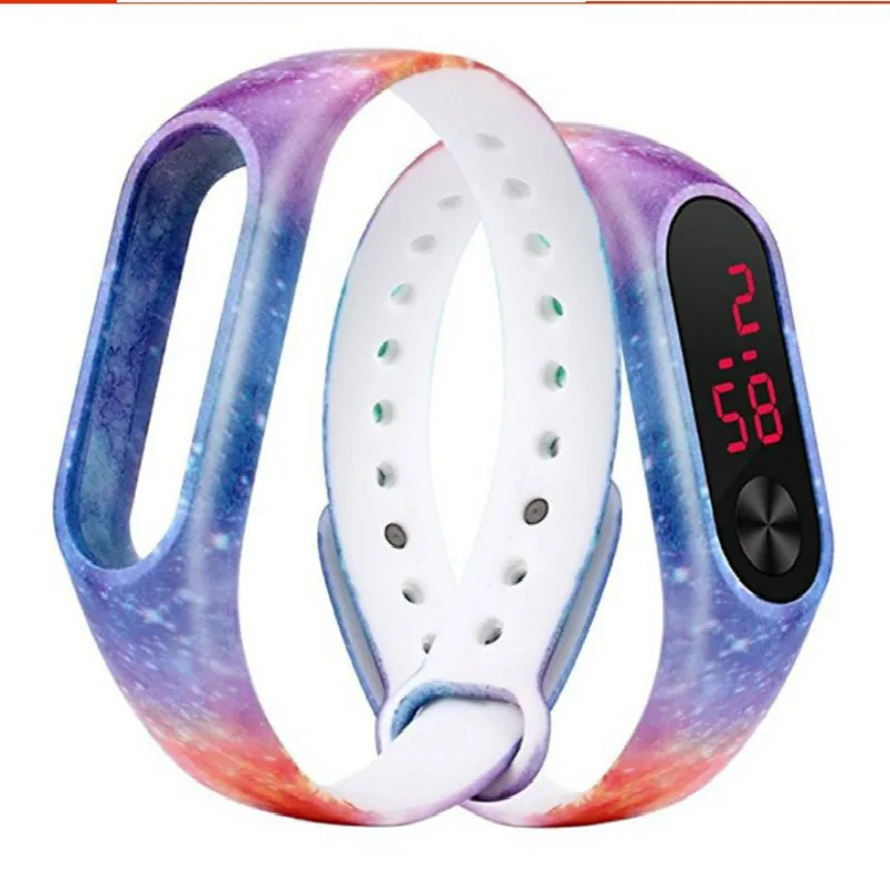Звездное небо xiaomi mi band 2 ремешок цветной специальный Band напульсники умные часы