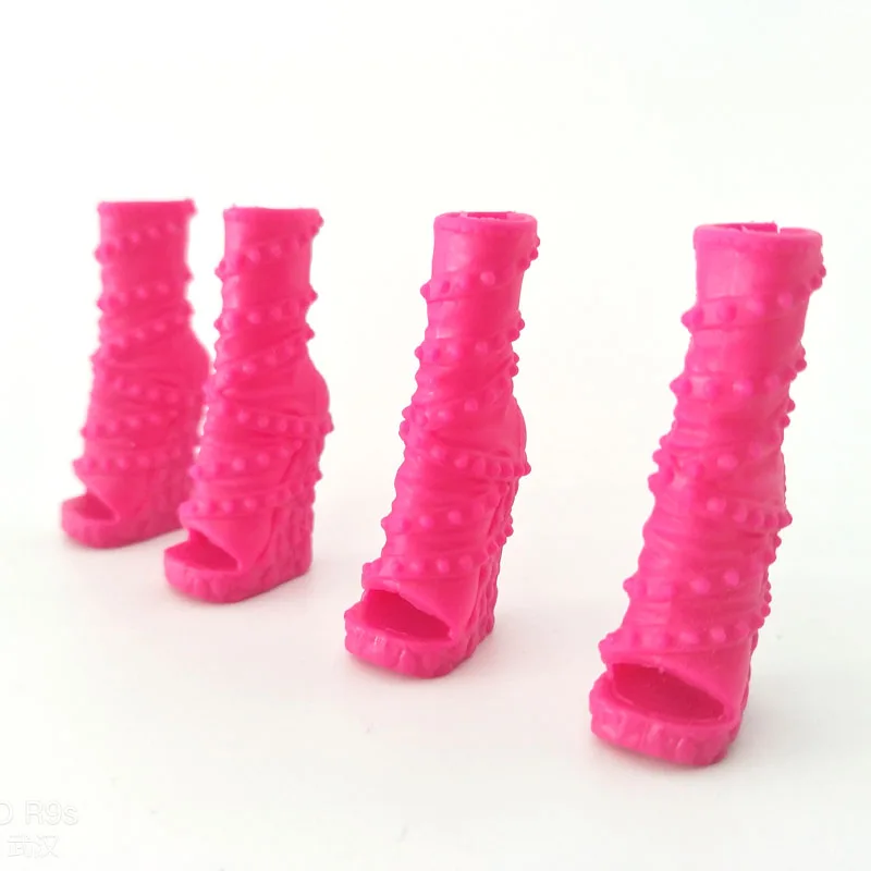 Pink Original Doll Fashion Shoes for Monster High High-heel Boots For Ever After 1/6 Dolls Accessories | Игрушки и хобби