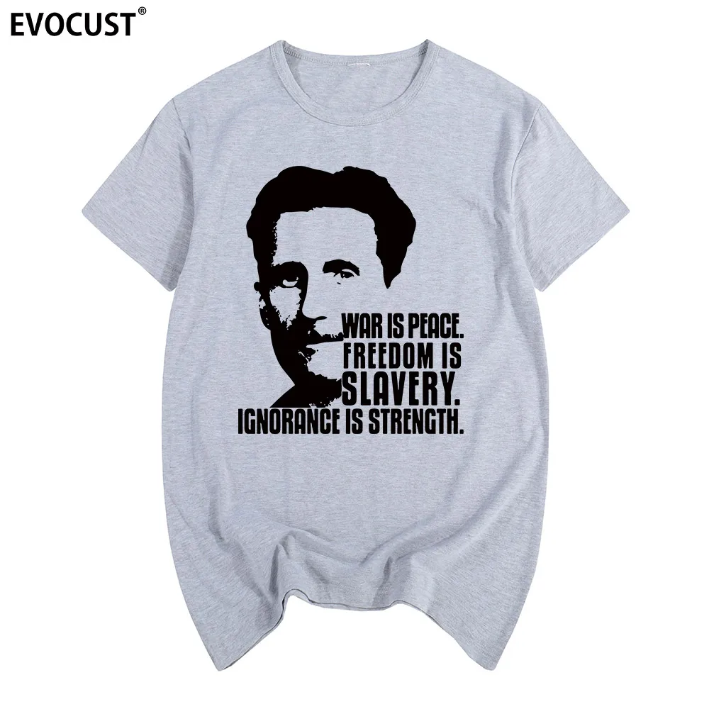 

George orwell big brother Summer print T-shirt Cotton Men T shirt New women TEE