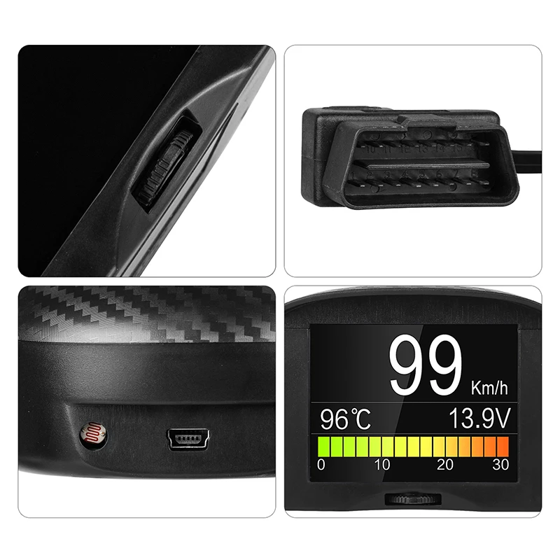 Мультифункциональный автомобильный измеритель температуры воды AUTOOL X50 Plus 2 4