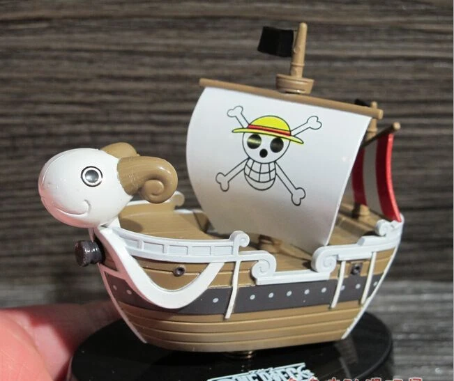 

3pcs/set Free Shipping Japanese Anime Cartoon One Piece Golden Mary Ship Model PVC Figure Toys Doll