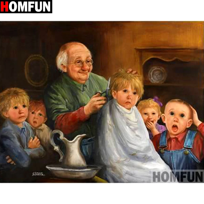 Алмазная живопись HOMFUN A13088 картина сделай сам с полными квадратными/круглыми