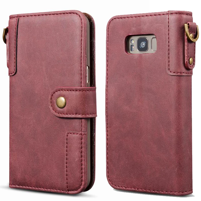 Кожаный чехол книжка для Samsung Galaxy Note 10 Pro 9 8 S10 5G E S9 S8 Plus S7 S6 Edge A20 A20E A30 A40 A50 A70|case for samsung